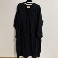 MARKET ブラック シャツワンピース 長袖