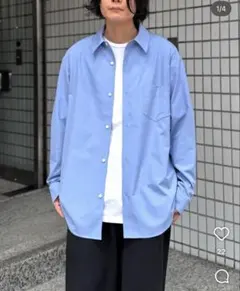 コ*ム様 常田大希着用 AURALEE WASHED FINX BIG SHIR - メルカリ