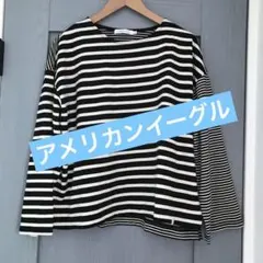トップス　ボーダー　長袖