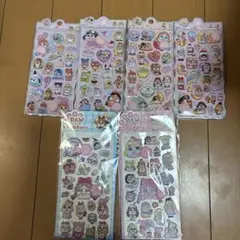 お尻シール、肉球シール6枚シールセット