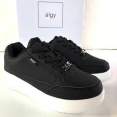★ALGY：希少な黒22cm！★【新品未使用】★厚底スニーカー！★BLKのサムネイル