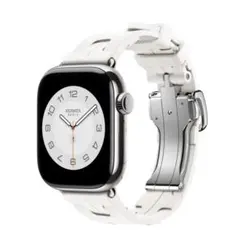 新品未開封 Apple Watch Hermèsキリム 42mm　白 ホワイト