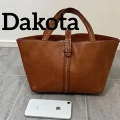 Dakota ダコタ本革ブラウンレザートートバッグ
