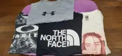 日本未発売ノースフェイスビッグロゴTシャツ 海外M［日本L相当］