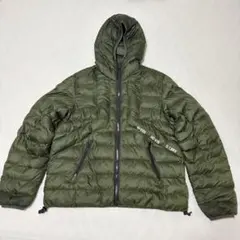 DIESEL ダウンジャケット カーキ フード付き