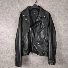 H&M XL オーバーサイズ PUダブルライダースのサムネイル
