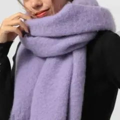 BAYFLOW アソートフトフリンジマフラー F ラベンダー