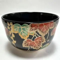 茶碗 宮地英香 黒仁清 蔦 新品