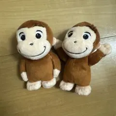 おさるのジョージ ぬいぐるみ 2体セット