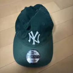 New Era 9TWENTY NYロゴキャップ ダークグリーン