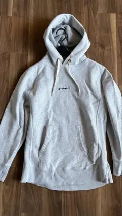 Champion グレー フード付きパーカー