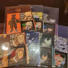 ヒロアカ　一番くじ　クリアファイル　ステッカー　セット