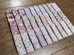 リバティ♡はぎれセット/10㎝角・30枚（パープル＆ピンク系）