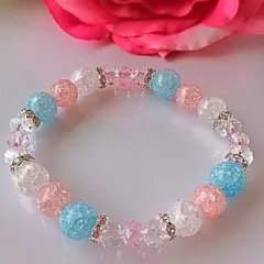 キキララ風❤️パワーストーンブレスレット15cm