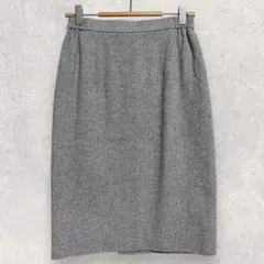HARDY AMIES ハーディエイミス スカート L グレー 膝丈 シンプルのサムネイル