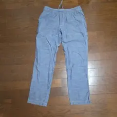 ユニクロ　 スラックス ゴムウエスト ライトブルー　M 　76～84cm