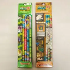 ドラゴンクエスト　バトエンGHD008 009 未開封品　バトル鉛筆のサムネイル