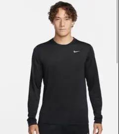 Nike DRI-FIT ブラック 長袖Tシャツ XL