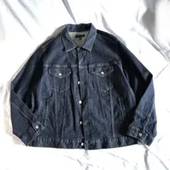 UNIQLO デニムジャケット 3XL ダークグブルー