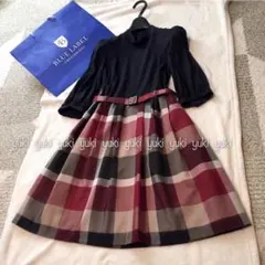 ブルーレーベルクレストブリッジ ドッキングワンピース 36