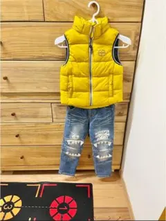おしゃれキッズ、お出かけ H&Mキッズ ダウンベスト サイズ110〜