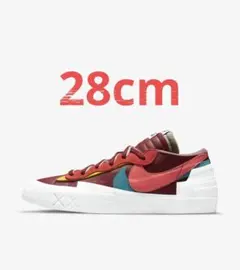 KAWS sacai Nike Blazer Low Team Red