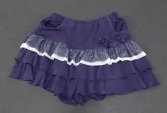 BeBe　キッズ　140 キュロット 紺