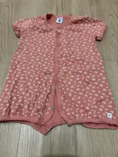 PETIT BATEAU 花柄ロンパース 12m
