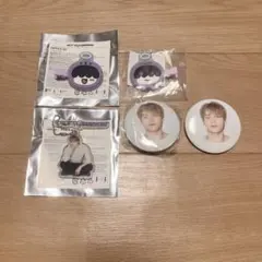 ま*お様 プルバトゥ ヘアクリップ ダゴニャン TXT テヒョン 缶バッチ