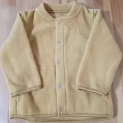 イエロー フリースアウター サイズ80