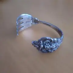 バングル　フォーク　silver　ヴィンテージ　ブレスレット　カトラリー