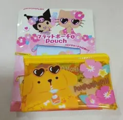 サンリオ　日焼け　フラットポーチS ポムポムプリンのサムネイル