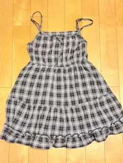 【最終値下げ】グレイル GRL チェック柄キャミソールミニワンピース gn509