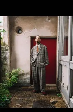 tightboothスーツ　グレー　セットアップ　XL タイトブース tightboothスーツセットアップ