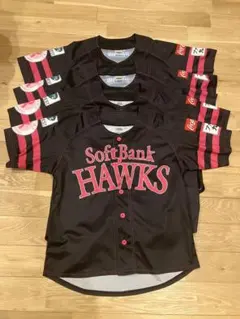 SoftBankHawks復刻ピンクユニフォームLサイズ2枚Sサイズ2枚おまけ付
