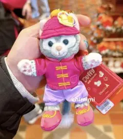 上海ディズニー　お正月　ジェラトーニ　ぬいぐるみキーチェーン