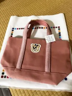 フェイラー オールドテディ ワッペントートバッグ ワイン レッド 赤 L