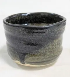 黒白流　美濃焼　抹茶茶碗　 茶碗　茶道具　茶道