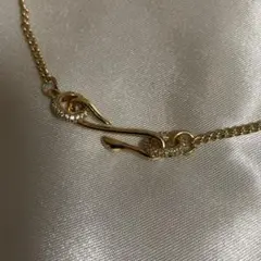 ゴールド ラインストーン ネックレス