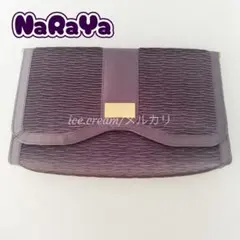 NaRaYa ナラヤ ショルダーバッグ プリーツ サテン タイ 未使用 匿名配送