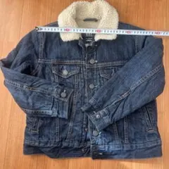 GAP デニムジャケット 120 ボア裏地