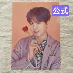公式　BTS PERSONA クリアファイル　ポップアップ　SUGA