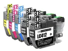 【LAIPENG】Brother用LC412 LC412-5PK 互換5色インクのサムネイル
