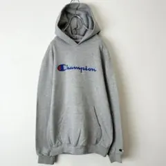 Champion グレー フード付きパーカー