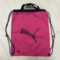 プーマ、ナップザック　ピンク✖️黒