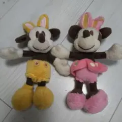 ディズニーストア ミニー デイジー さくらんぼ ぬいぐるみ キー