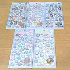 ☆*☆様 国内正規品　水族館限定　ボンボンドロップシール　５枚セット　新品・未開