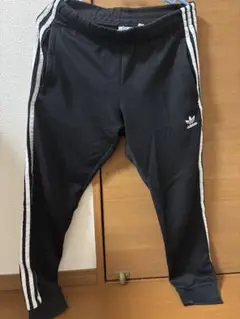 adidas ブラック トラックパンツ S