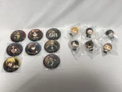 一番くじ 進撃の巨人 ちょこのっこ6種 缶バッジ8種 コンプリート