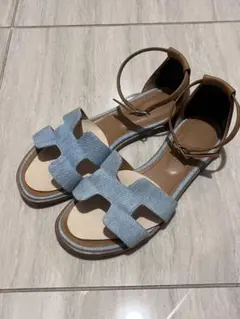 【7月末までの値下げ】エルメス　サントリーニ　36.5 Santoriniのサムネイル